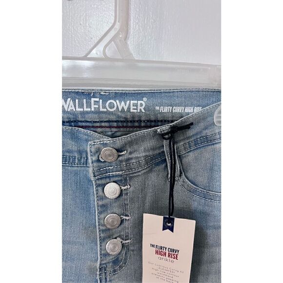 WALLFLOWER FLIRTY CURCY HIGH RISE ANKLE INSTA FLEX JEANS SIZE 5 NEW - Picture 9 of 16